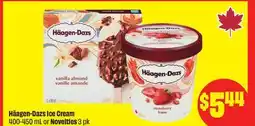 FreshCo Haagen-Dazs Ice Cream 400-450 mL or Novelties 3 pk offer