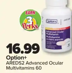 PharmaChoice Option+ AREDS2 Advanced Ocular Multivitamins offer