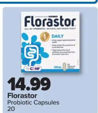 PharmaChoice Florastor Probiotic Capsules offer