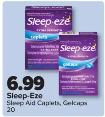 PharmaChoice Sleep-Eze Sleep Aid Caplets, Gelcaps offer