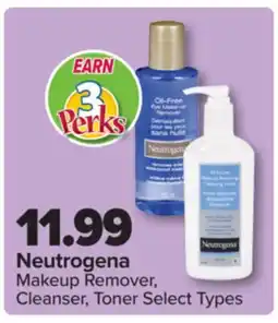 PharmaChoice Neutrogena Makeup Remover, Cleanser, Toner offer