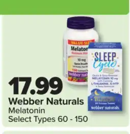 PharmaChoice Webber Naturals Melatonin offer