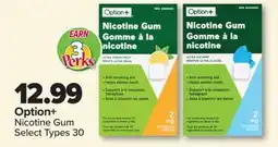 PharmaChoice Option+ Nicotine Gum offer