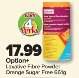 PharmaChoice Option+ Laxative Fibre Powder Orange Sugar Free offer