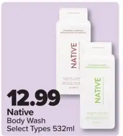 PharmaChoice Native Body Wash offer