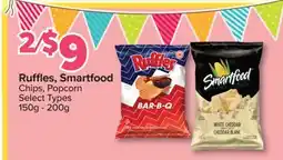 PharmaChoice Ruffles, Smartfood Chips, Popcorn offer