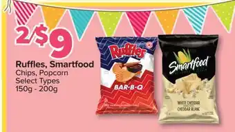 PharmaChoice Ruffles, Smartfood Chips, Popcorn offer