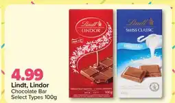 PharmaChoice Lindt, Lindor Chocolate Bar offer