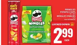 Food Basics PRINGLES POTATO CHIPS OR MINGLES SNACKS offer
