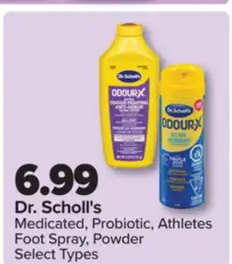 PharmaChoice Dr Scholl's Medicated, Probiotic, Athletes Foot Spray, Powder offer