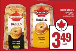 Food Basics DEMPSTER'S BAGELS offer