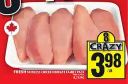 Food Basics FRESH SKINLESS CHICKEN BREAST FAMILY PACK offer