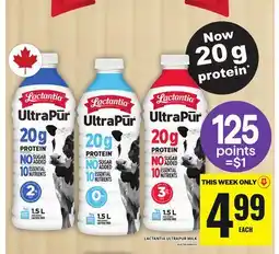 Food Basics LACTANTIA ULTRAPUR MILK offer