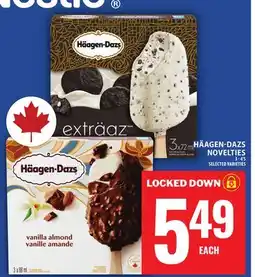 Food Basics HÄAGEN-DAZS NOVELTIES offer