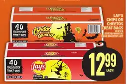 Food Basics LAY'S CHIPS OR CHEETOS TREAT BAGS offer