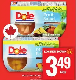 Food Basics DOLE FRUIT CUPS offer