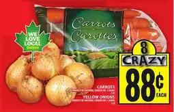 Food Basics CARROTS OR YELLOW ONIONS offer