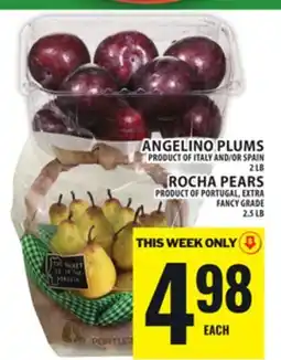 Food Basics ANGELINO PLUMS offer