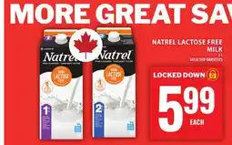 Food Basics NATREL LACTOSE FREE MILK offer