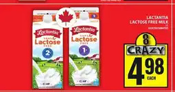 Food Basics LACTANTIA LACTOSE FREE MILK offer