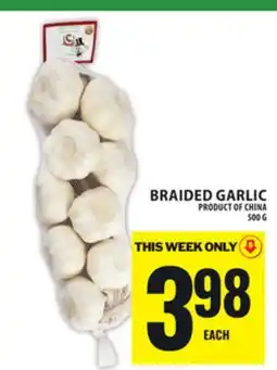 Food Basics BRAIDED GARLIC offer