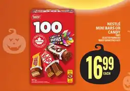 Food Basics NESTLÉ MINI BARS OR CANDY offer