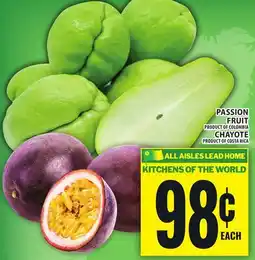 Food Basics PASSION FRUIT OR CHAYOTE offer