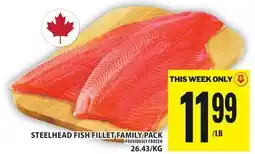 Food Basics STEELHEAD FISH FILLET FAMILY PACK offer