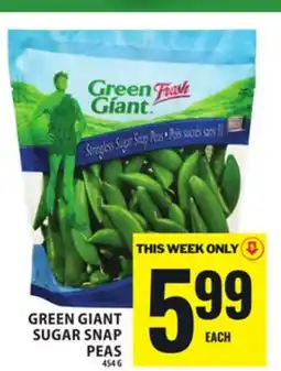 Food Basics GREEN GIANT SUGAR SNAP PEAS offer