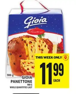 Food Basics GIOIA PANETTONE offer