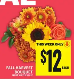 Food Basics FALL HARVEST BOUQUET offer