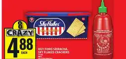 Food Basics HUY FONG SRIRACHA, SKY FLAKES CRACKERS offer