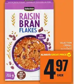 Food Basics SELECTION CEREAL offer