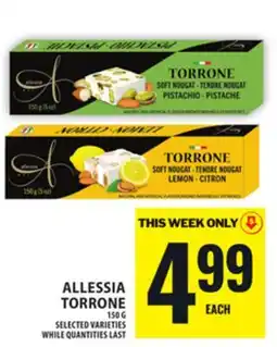 Food Basics ALLESSIA TORRONE offer