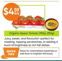 Healthy Planet Organic Apero Tomato offer