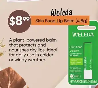 Healthy Planet Weleda Skin Food Lip Balm offer
