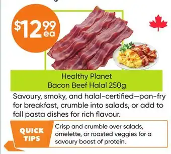 Healthy Planet Healthy Planet Bacon Beef Halal offer