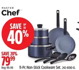 Canadian Tire Master chef 11-Pc Non-Stick Cookware Set offer