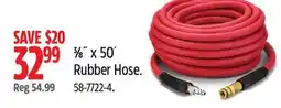 Canadian Tire 3⁄8˝ x 50´ Rubber Hose offer
