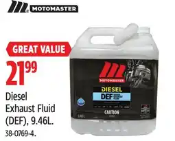 Canadian Tire Diesel Exhaust Fluid offer
