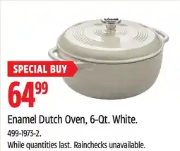 Canadian Tire Lodge Enamel Dutch Oven, 6-Qt offer