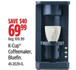 Canadian Tire Vida K-Cup Coffeemaker, Bluefin offer
