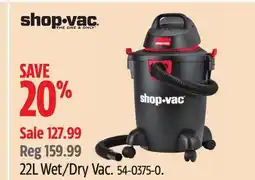 Canadian Tire Shop-Vac 22L Wet/Dry Vac offer