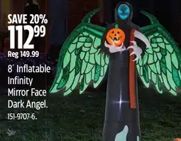 Canadian Tire 8´ Inflatable Infinity Mirror Face Dark Angel offer