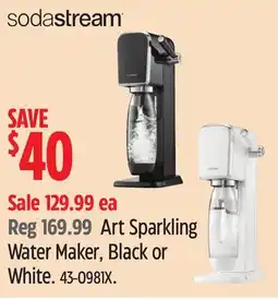 Canadian Tire SodaStream Art Sparkling Water Maker offer