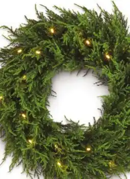 Canadian Tire Canvas 24˝ Pre-Lit Wreath offer