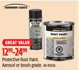Canadian Tire Protective Rust Paint offer