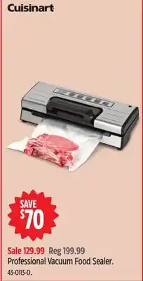 Canadian Tire Professional Vacuum Food Sealer offer