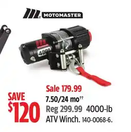 Canadian Tire ATV Winch offer
