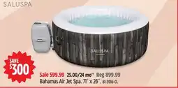 Canadian Tire SaluSpa Bahamas Air Jet Spa offer